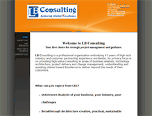 Tablet Screenshot of lbconsulting.org